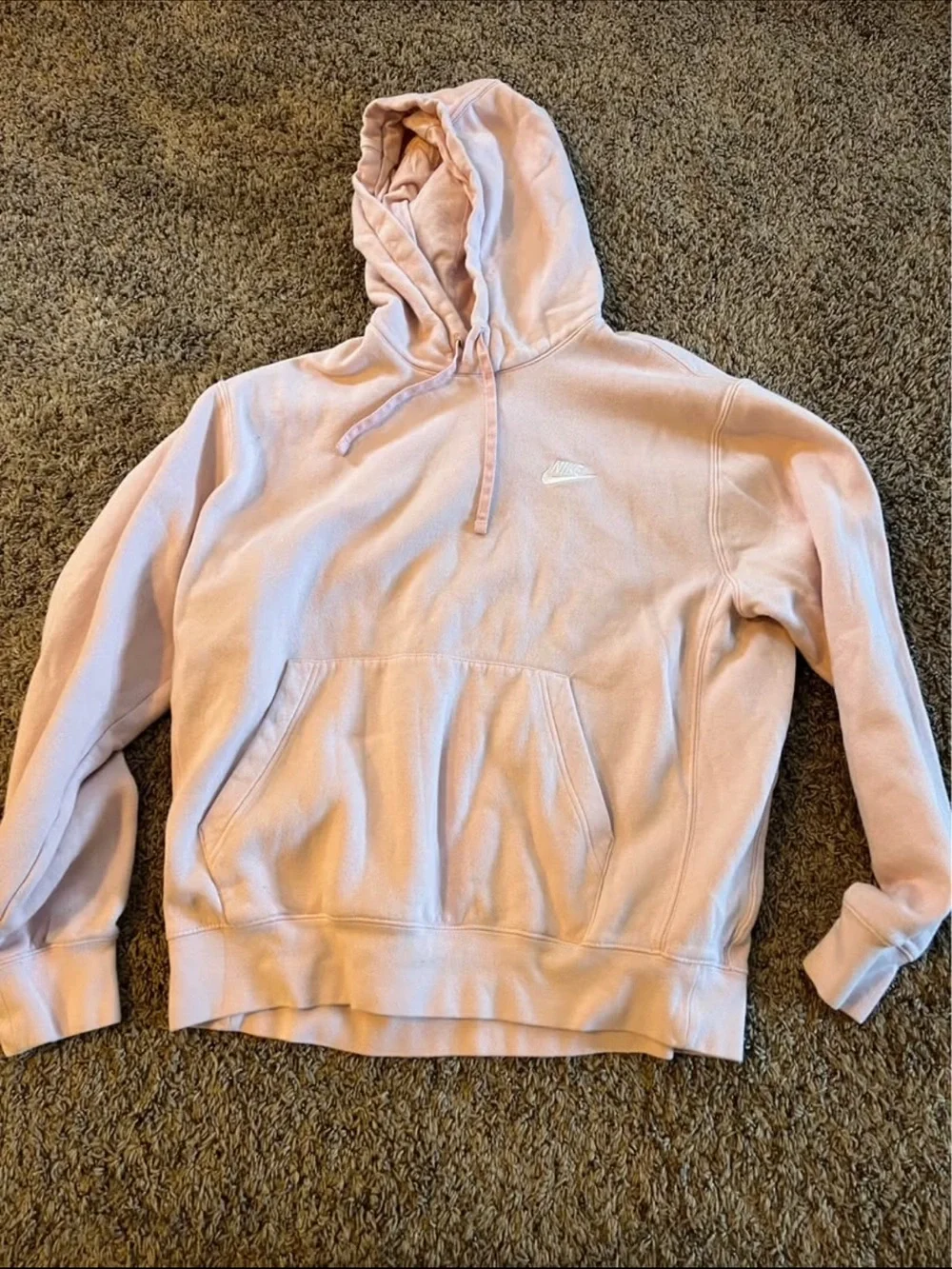 Nike Women's Pale Pink Hoodie Pullover